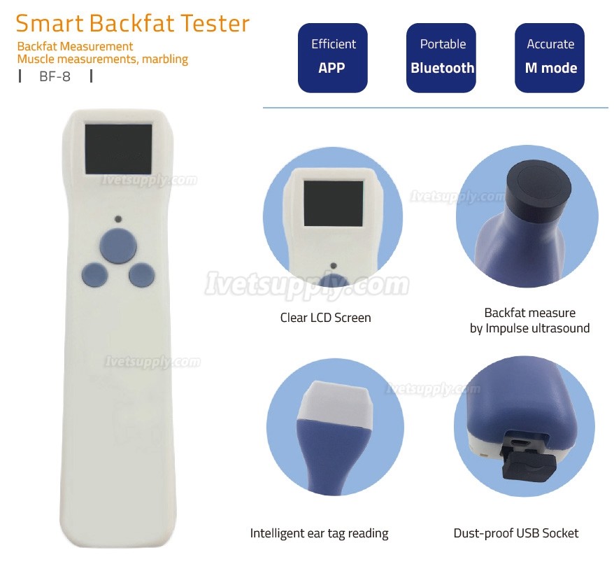 Veterinary Body Backfat Tester Back Fat Thickness Testing Machine